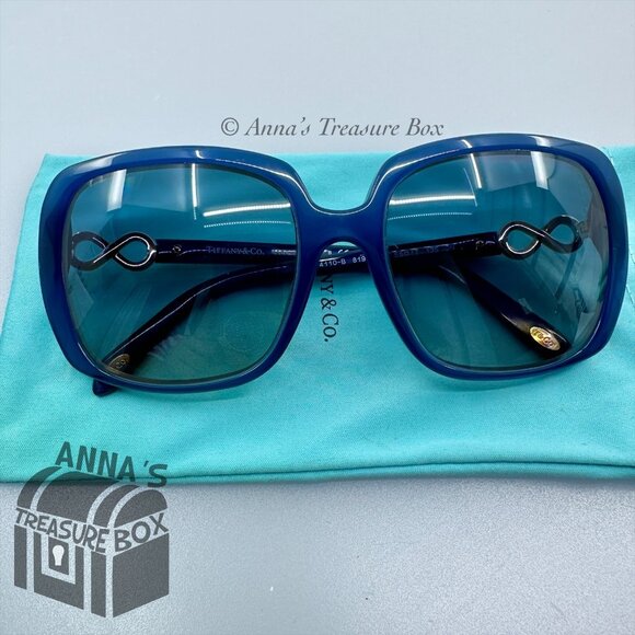 Tiffany and Co. TF 4110-B 8192/3C 55-17 135 3N Infinity Sunglasses (box, pouch)